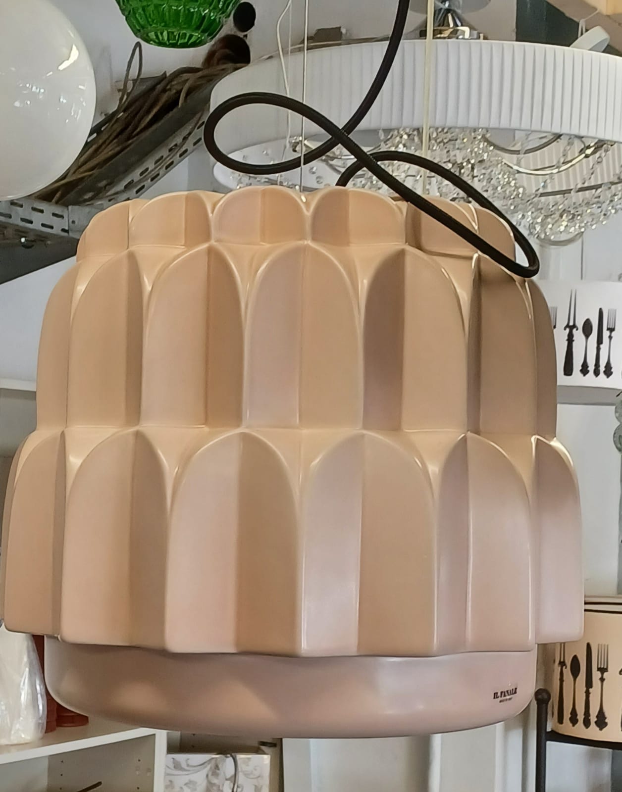 4293 Hängelampe beige Gugelhupf